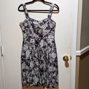 Women's Talbots Cotton Floral Sleeveless Dress. 6P